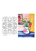 Fleurs, le livre d'inspiration et de coloriage
