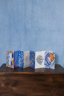 Tendre journée . 7 cartes postales en accordéon