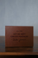 Tendre journée . 7 cartes postales en accordéon