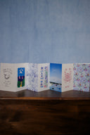 Voyage au fil de l'eau. 7 cartes postales en accordéon