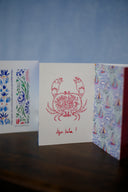 Voyage au fil de l'eau. 7 cartes postales en accordéon