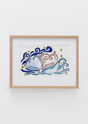 Haute marée des coeurs légers - œuvre originale