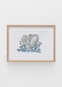 Huitres et ormeaux- œuvre originale