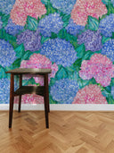 Papier peint HORTENSIAS