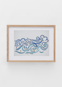 Vent et vagues - œuvre originale